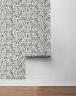 Marble tile peel and stick wallpaper roll LN30600 from Lillian August