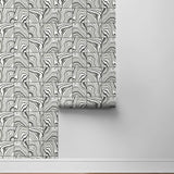 Marble tile peel and stick wallpaper roll LN30600 from Lillian August