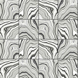 Marble tile peel and stick wallpaper LN30600 from Lillian August