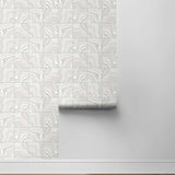 Marble tile peel and stick wallpaper roll LN30608 from Lillian August