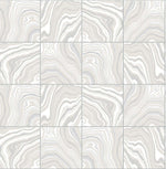Marble tile peel and stick wallpaper LN30608 from Lillian August