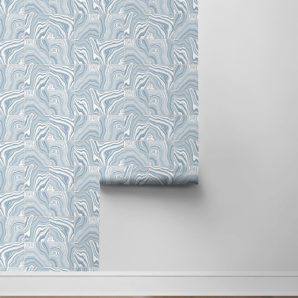 
                  
                    Marble tile peel and stick wallpaper roll LN30612 from Lillian August
                  
                
