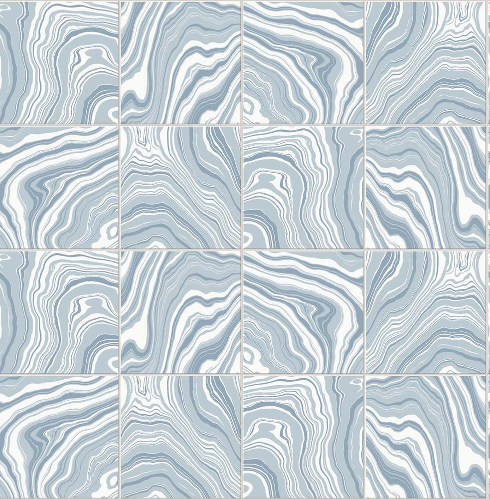 Marble tile peel and stick wallpaper LN30612 from Lillian August