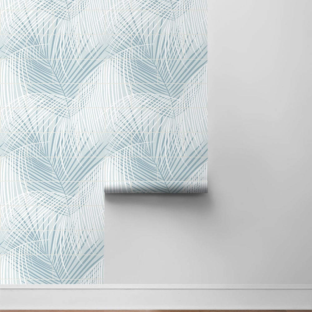 
                  
                    Palm tile peel and stick wallpaper roll LN30712 from the Luxe Haven collection by Lillian August
                  
                