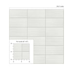 Faux tile peel and stick wallpaper scale LN30800 from the Luxe Haven collection by Lillian August