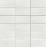 Faux tile peel and stick wallpaper LN30800 from the Luxe Haven collection by Lillian August