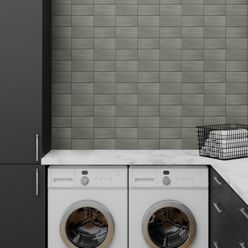 
                  
                    Faux tile peel and stick wallpaper laundry room LN30810 from the Luxe Haven collection by Lillian August
                  
                