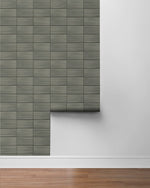 Faux tile peel and stick wallpaper roll LN30810 from the Luxe Haven collection by Lillian August