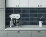 Faux tile peel and stick wallpaper kitchen LN30812 from the Luxe Haven collection by Lillian August