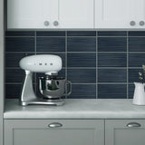 Faux tile peel and stick wallpaper kitchen LN30812 from the Luxe Haven collection by Lillian August
