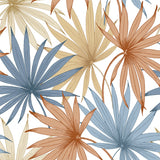 LN31001 palm leaf peel and stick wallpaper from Lillian August