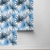 LN31002 palm leaf peel and stick wallpaper roll from Lillian August