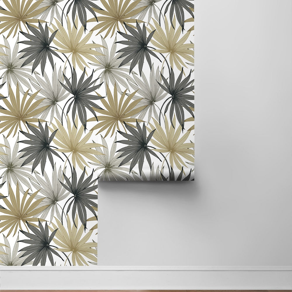 
                  
                    LN31006 palm leaf peel and stick wallpaper roll from Lillian August
                  
                