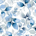 LN31102 watercolor leaf peel and stick wallpaper from Lillian August