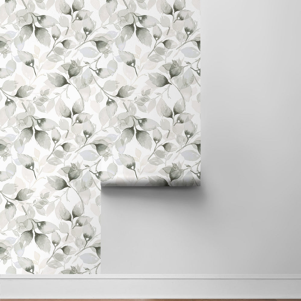 
                  
                    LN31110 watercolor leaf peel and stick wallpaper roll from Lillian August
                  
                