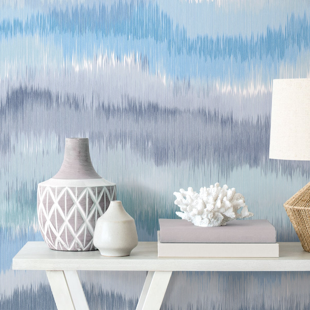 
                  
                    LN31202 Ikat abstract peel and stick wallpaper decor from Lillian August
                  
                