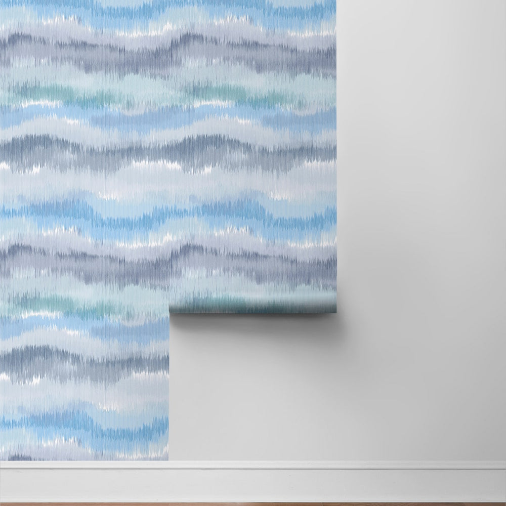 
                  
                    LN31202 Ikat abstract peel and stick wallpaper roll from Lillian August
                  
                