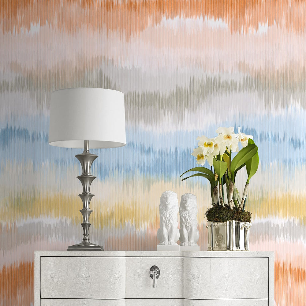 
                  
                    LN31203 Ikat abstract peel and stick wallpaper decor from Lillian August
                  
                