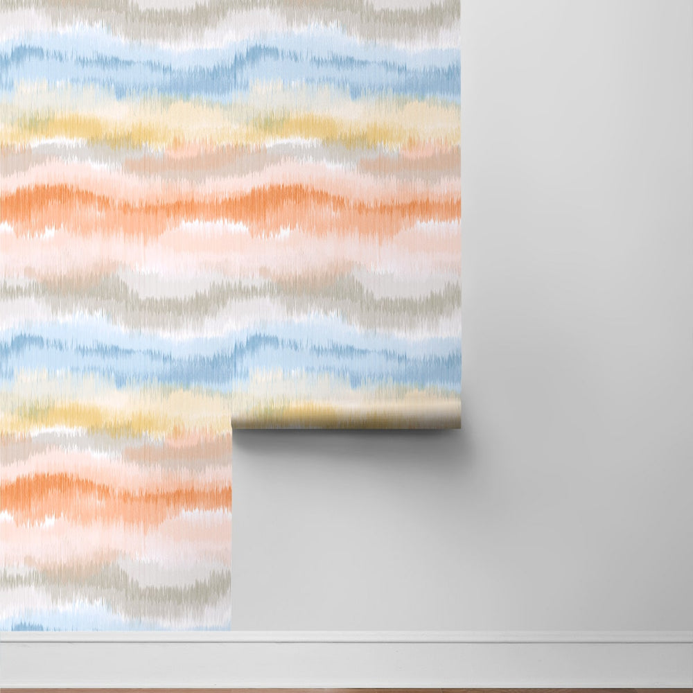 
                  
                    LN31203 Ikat abstract peel and stick wallpaper roll from Lillian August
                  
                