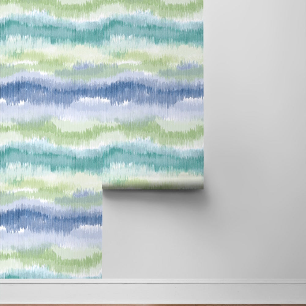 
                  
                    LN31204 Ikat abstract peel and stick wallpaper roll from Lillian August
                  
                