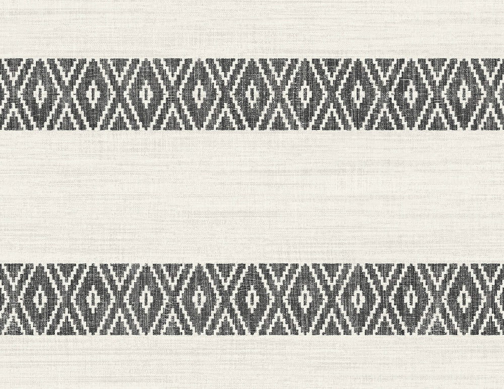 Alani Geo Stripe Embossed Vinyl Unpasted Wallpaper