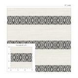 LN40100 striped wallpaper scale vinyl from the Coastal Haven from Lillian August