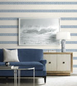 LN40102 striped wallpaper living room vinyl from the Coastal Haven from Lillian August