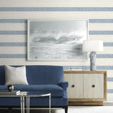 LN40102 striped wallpaper living room vinyl from the Coastal Haven from Lillian August