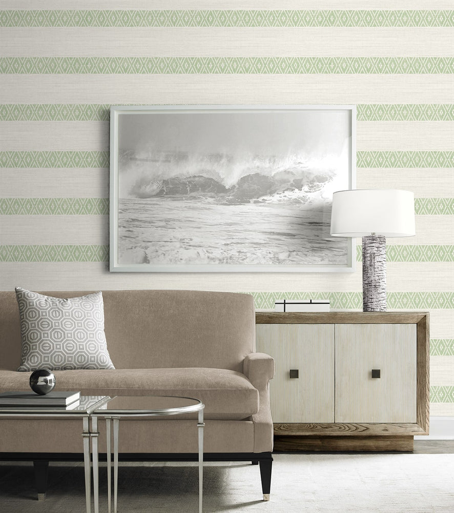 LN40104 striped wallpaper living room vinyl from the Coastal Haven from Lillian August