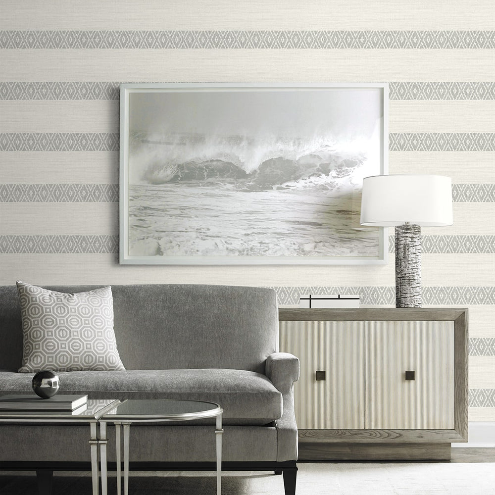 
                  
                    LN40108 striped wallpaper living room vinyl from the Coastal Haven from Lillian August
                  
                