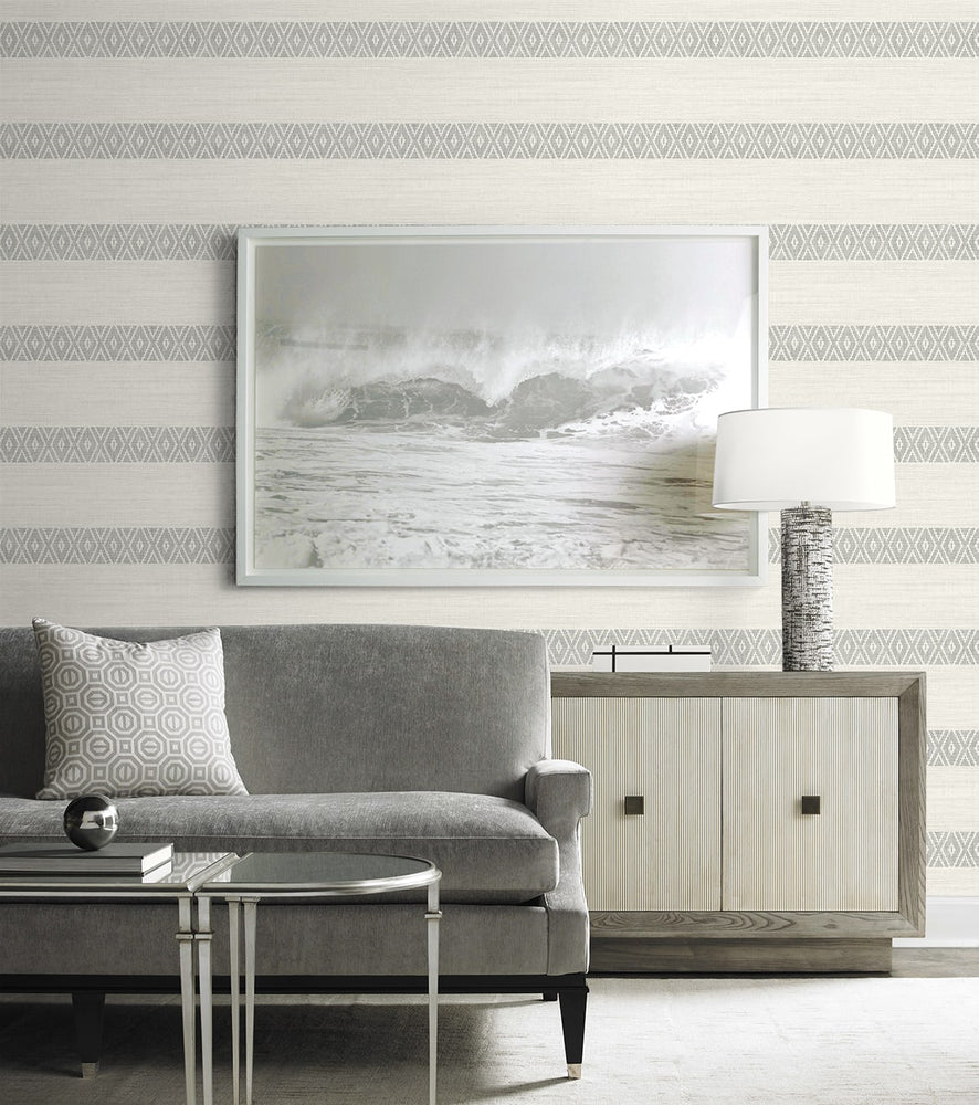 LN40108 striped wallpaper living room vinyl from the Coastal Haven from Lillian August