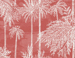 Palm Grove Embossed Vinyl Unpasted Wallpaper