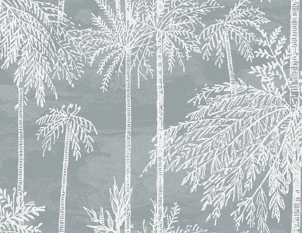 LN40218 palm leaf embossed vinyl wallpaper from Lillian August