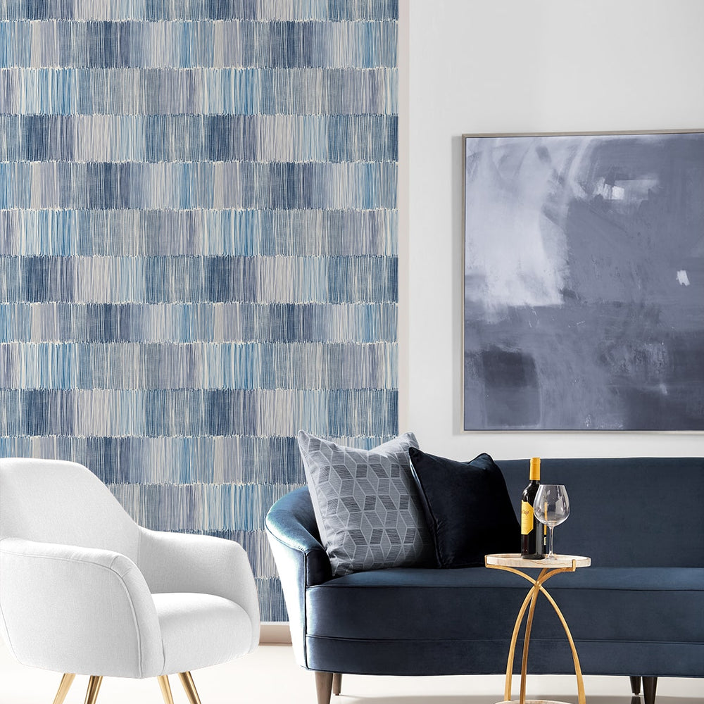 
                  
                    LN40302 abstract stripe vinyl wallpaper living room from the Coastal Haven collection by Lillian August
                  
                