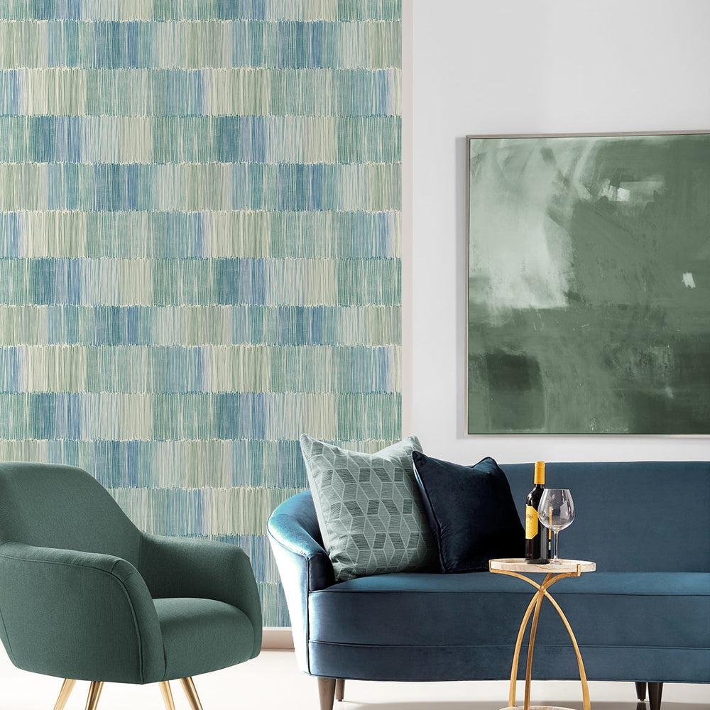 
                  
                    LN40304 abstract stripe vinyl wallpaper living room from the Coastal Haven collection by Lillian August
                  
                
