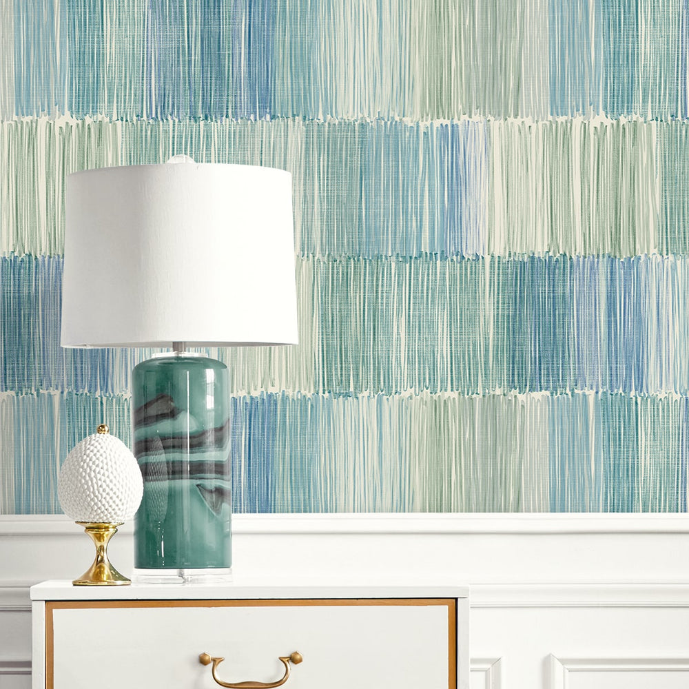 
                  
                    LN40304 abstract stripe vinyl wallpaper decor from the Coastal Haven collection by Lillian August
                  
                