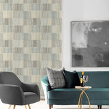 LN40307 abstract stripe vinyl wallpaper living room from the Coastal Haven collection by Lillian August