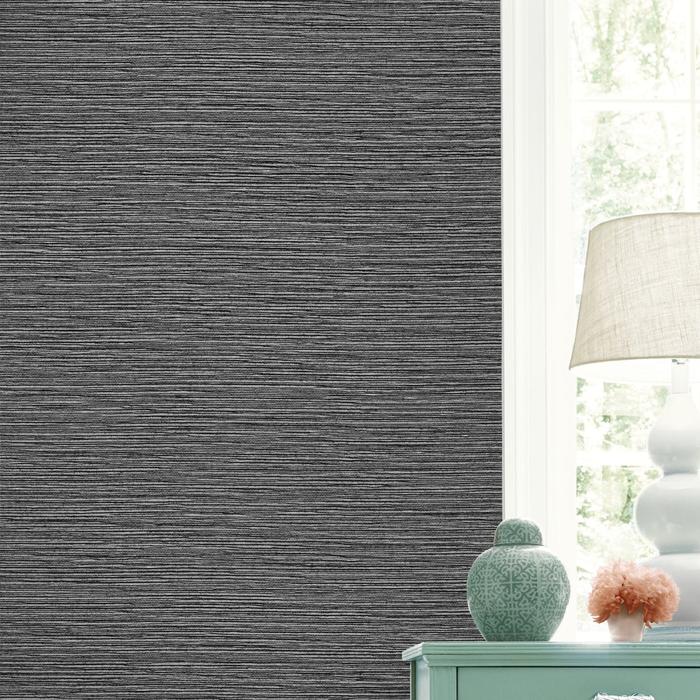 
                  
                    LN40400 faux sisal vinyl wallpaper decor from the Coastal Haven collection by Lillian August
                  
                