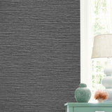 LN40400 faux sisal vinyl wallpaper decor from the Coastal Haven collection by Lillian August