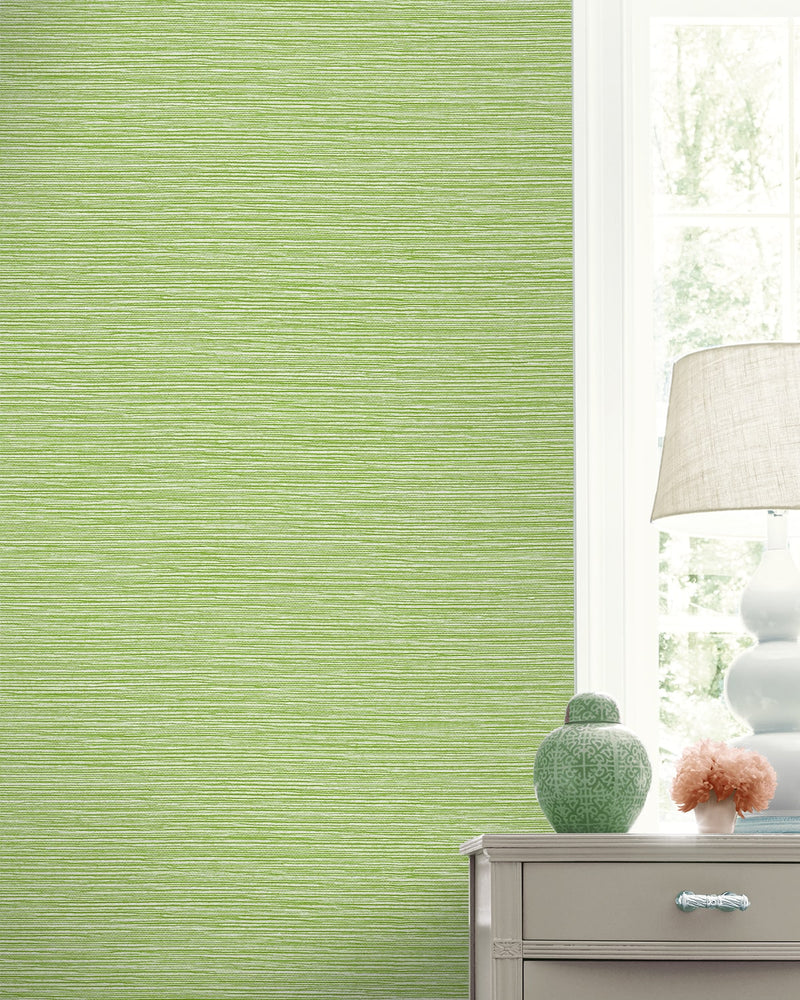 LN40404 faux sisal vinyl wallpaper decor from the Coastal Haven collection by Lillian August