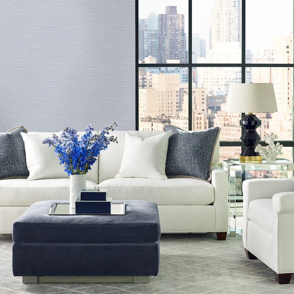 
                  
                    LN40412 faux sisal vinyl wallpaper living room from the Coastal Haven collection by Lillian August
                  
                