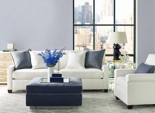 LN40412 faux sisal vinyl wallpaper living room from the Coastal Haven collection by Lillian August