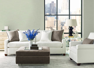 LN40414 faux sisal vinyl wallpaper living room from the Coastal Haven collection by Lillian August