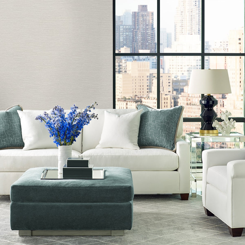 
                  
                    LN40418 faux sisal vinyl wallpaper living room from the Coastal Haven collection by Lillian August
                  
                