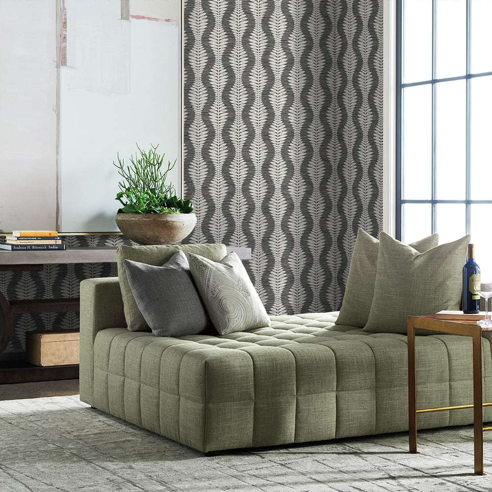 
                  
                    LN40500 palm ogee textured vinyl wallpaper living room from Lillian August
                  
                