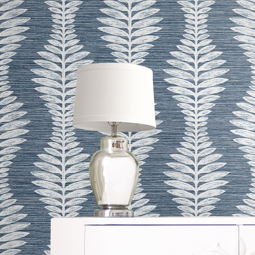 
                  
                    LN40502 palm ogee textured vinyl wallpaper decor from Lillian August
                  
                