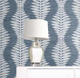 LN40502 palm ogee textured vinyl wallpaper decor from Lillian August