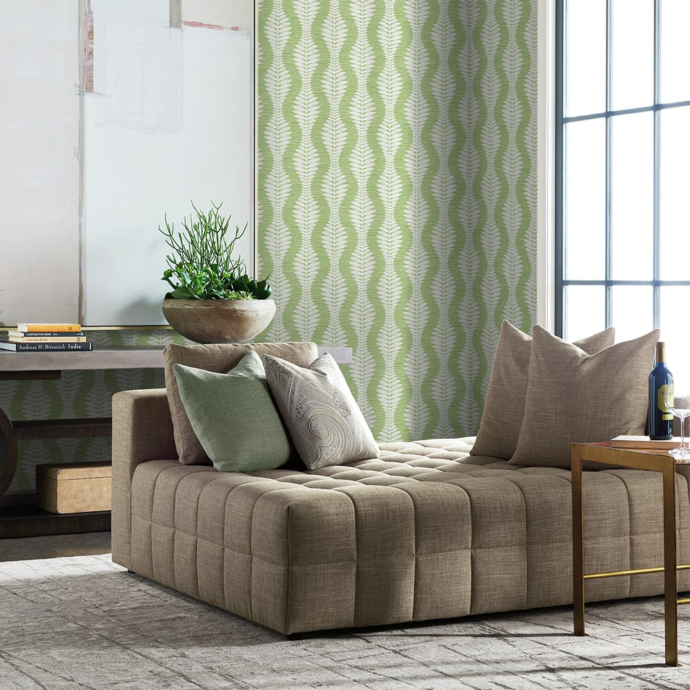 
                  
                    LN40504 palm ogee textured vinyl wallpaper living room from Lillian August
                  
                
