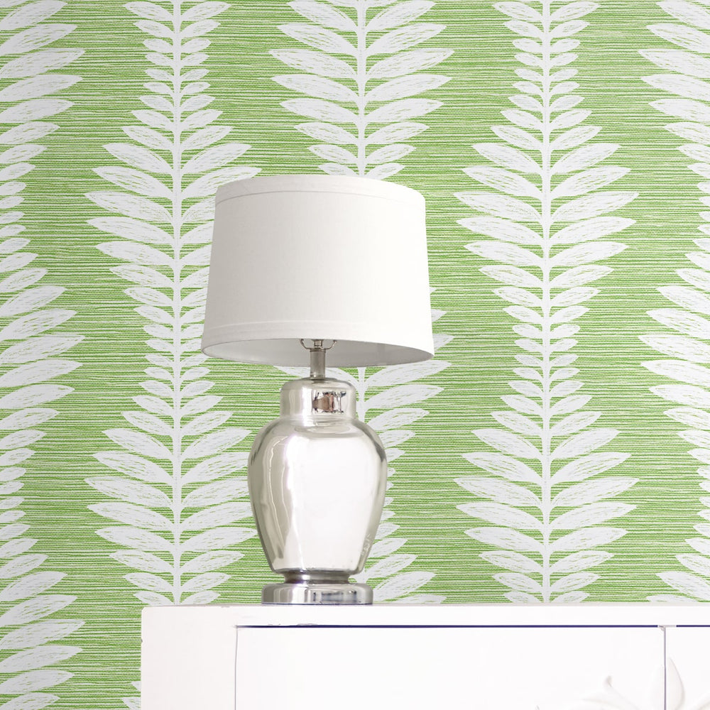 
                  
                    LN40504 palm ogee textured vinyl wallpaper decor from Lillian August
                  
                