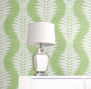 LN40504 palm ogee textured vinyl wallpaper decor from Lillian August